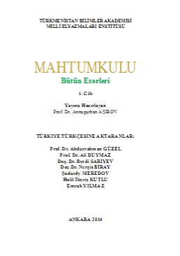 Magtymguly türk dilinde I